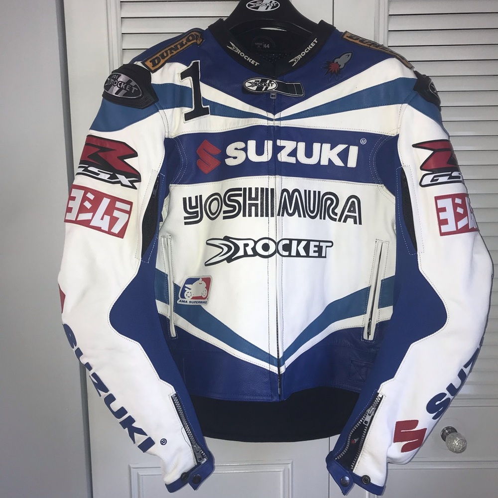 Men’s Leather Motorcycle Jacket LIKE NEW!!